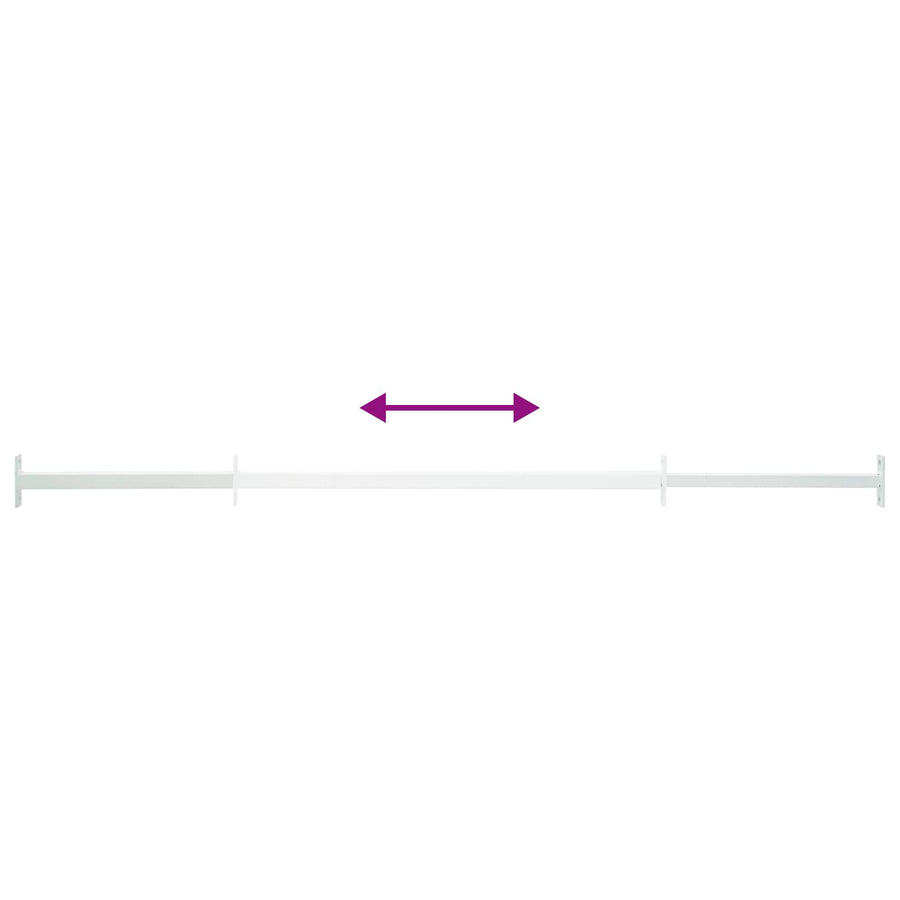 Adjustable Window Safety Bar 6 pcs 710 -1200 mm Steel, image 5