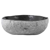 Basin Oval Grey (32-37) x (27-30) x 12 cm Riverstone - Front View