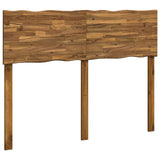 Live Edge Headboard ROSTOCK Natural 135 cm Solid Acacia Wood - Front View