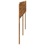 Live Edge Headboard ROSTOCK Natural 135 cm Solid Acacia Wood - Side View