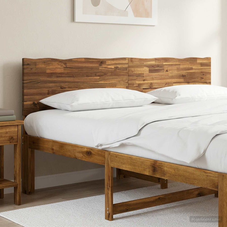 Live Edge Headboard ROSTOCK Natural 180 cm Solid Acacia Wood