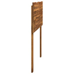 Live Edge Headboard ROSTOCK Natural 90 cm Solid Acacia Wood