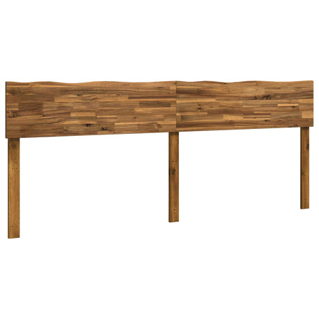 Live Edge Headboard ROSTOCK Natural 180 cm Solid Acacia Wood, image 2
