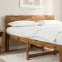 Live Edge Headboard ROSTOCK Natural 135 cm Solid Acacia Wood