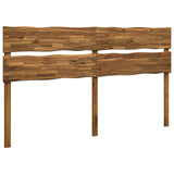 Live Edge Headboard ROSTOCK Natural 180 cm Solid Acacia Wood - Front View