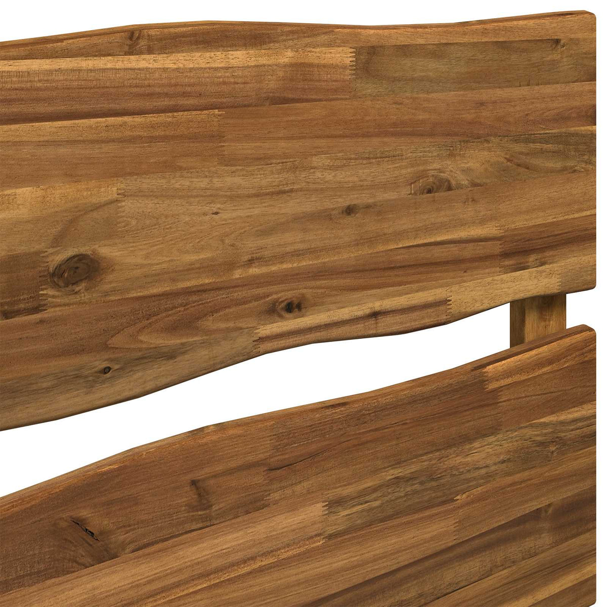 Live Edge Headboard ROSTOCK Natural 135 cm Solid Acacia Wood