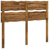 Live Edge Headboard ROSTOCK Natural 135 cm Solid Acacia Wood