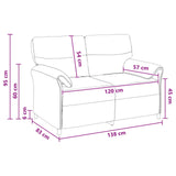 Sofa 100% polyester metal frame MDF, Plywood - Extra Image