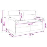 Sofa 100% polyester metal frame MDF, Plywood - Extra Image