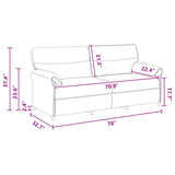 Sofa 100% polyester metal frame MDF, Plywood - 45-Degree Angle