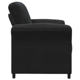 1-Seater Sofa Black 88 x 83 x 95 cm Velvet