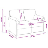 2-Seater Sofa Black 138 x 83 x 95 cm Velvet