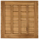 Table Top 70 x 70 x 3.5 cm Square Solid Teak Wood Natural