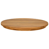Table Top Ø 50 x 3.5 Round Solid Teak Wood Natural