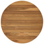 Table Top Ø 50 x 3.5 Round Solid Teak Wood Natural