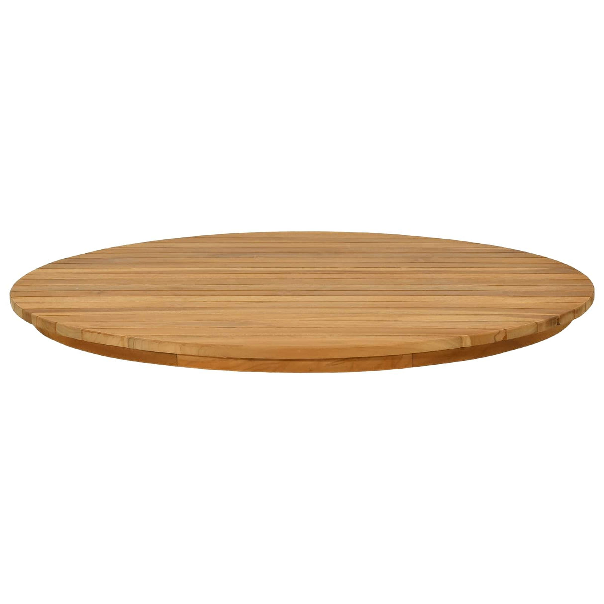 Table Top Ø 70 x 3.5 Round Solid Teak Wood Natural