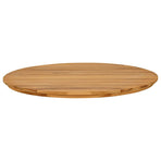Table Top Ø 80 x 3.5 Round Solid Teak Wood Natural