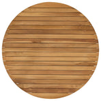 Table Top Ø 80 x 3.5 Round Solid Teak Wood Natural