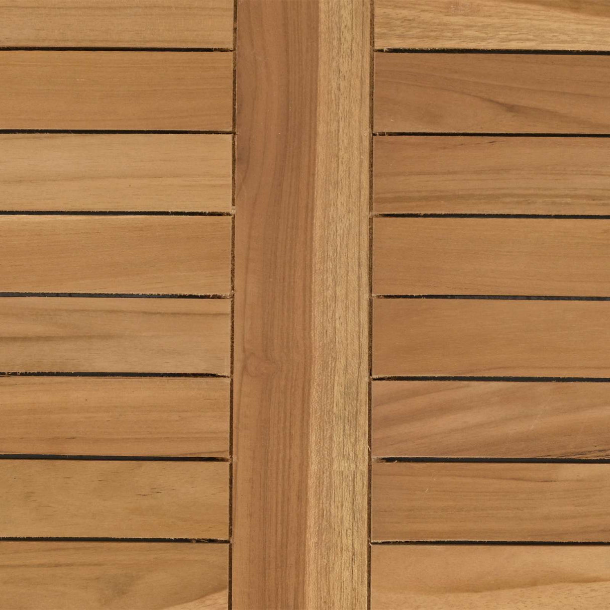 Table Top Oval Solid Teak Wood Natural