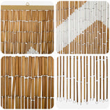 Insect Door Curtain Multicolor 200 x 90 cm Bamboo - Top-Down View