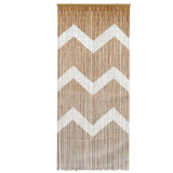 Insect Door Curtain Multicolor 200 x 90 cm Bamboo - Side View