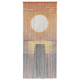 Insect Door Curtain Multicolor 200 x 90 cm Bamboo - Side View