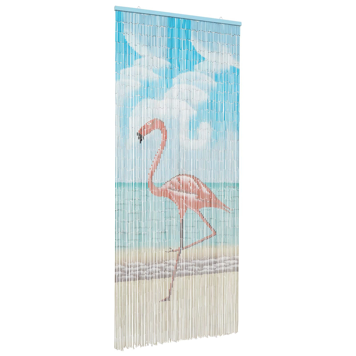 Insect Door Curtain Multicolor 200 x 90 cm Bamboo