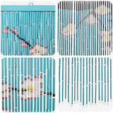 Insect Door Curtain Multicolor 200 x 90 cm Bamboo