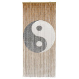 Insect Door Curtain Multicolor 200 x 90 cm Bamboo - Side View