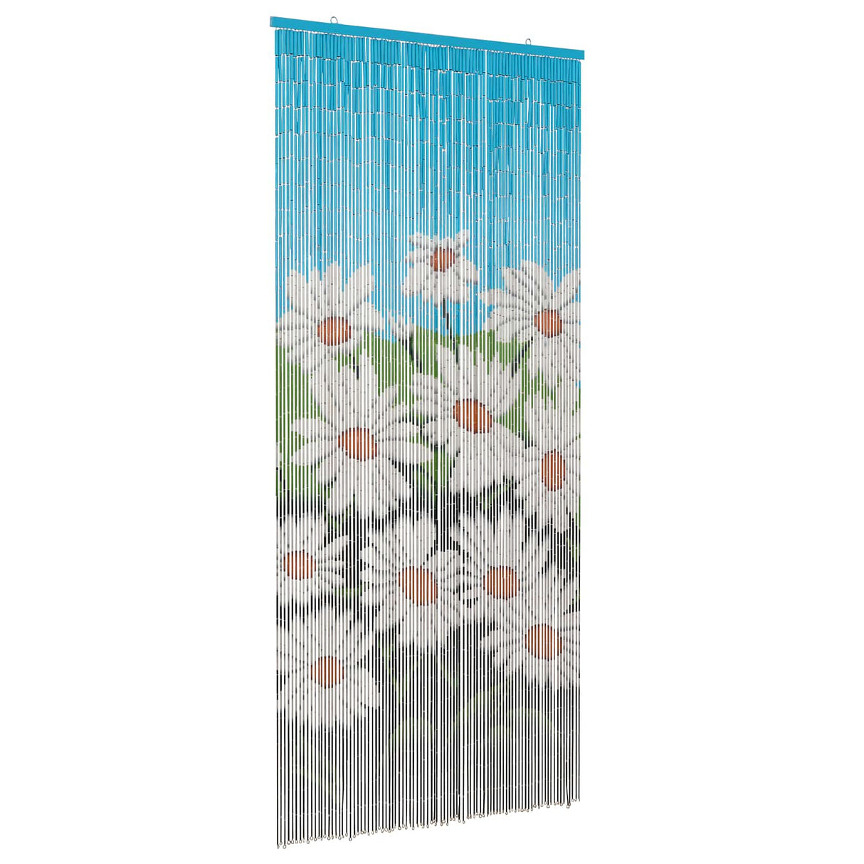 Insect Door Curtain Multicolor 200 x 90 cm Bamboo
