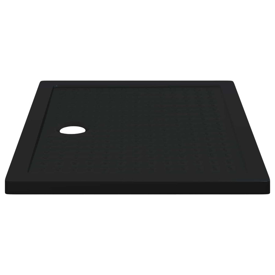 Shower Base Tray with Dots 100 x 80 x 4 cm ABS Black