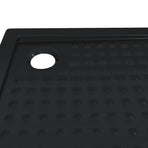 Shower Base Tray with Dots 90 x 90 x 4 cm ABS Black