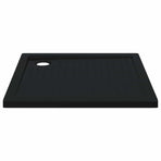 Shower Base Tray with Dots 90 x 90 x 4 cm ABS Black