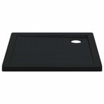 Shower Base Tray with Dots 80 x 80 x 4 cm ABS Black