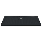 Shower Base Tray with Dots 120 x 80 x 4 cm ABS Black