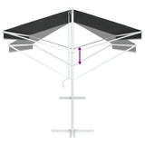 Free Standing Awning Anthracite 5 x 3 m Polyester