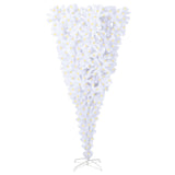 Artificial Christmas Tree with Stand White 210 cm PVC and Steel