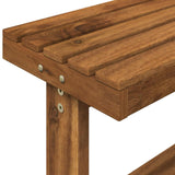 Outdoor Potting Bench 56.5 x 48.5 x 107 cm Solid Acacia Wood - Close-Up Angle
