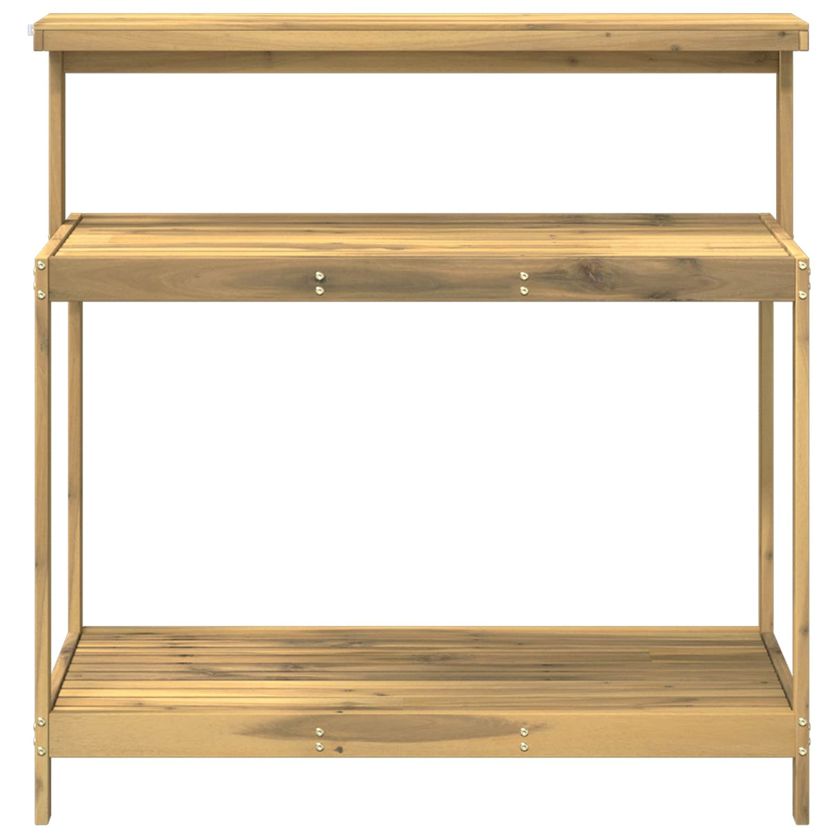 Outdoor Potting Bench 111.5 x 48.5 x 107 cm Solid Acacia Wood