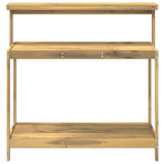 Outdoor Potting Bench 111.5 x 48.5 x 107 cm Solid Acacia Wood