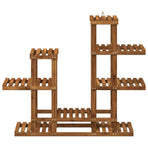 Plant Stand Natural 118 x 25 x 96.5 cm Solid Acacia Wood