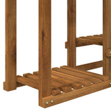 Plant Stand Natural 90 x 25 x 73 cm Solid Acacia Wood