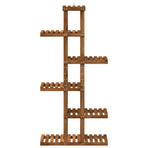 Plant Stand Natural 68 x 23.5 x 140 cm Solid Acacia Wood