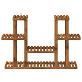 Plant Stand Natural 123 x 25 x 78.5 cm Solid Acacia Wood