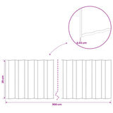 Lawn Edging 5 m x 20 cm Galvanised Steel Silver