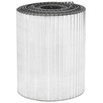 Lawn Edging 10 m x 25 cm Galvanised Steel Silver, image 4