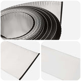 Lawn Edging 5 m x 25 cm Galvanised Steel Silver