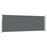 Retractable Side Awning 300 x 100 cm Polyester Rectangular - Top-Down View