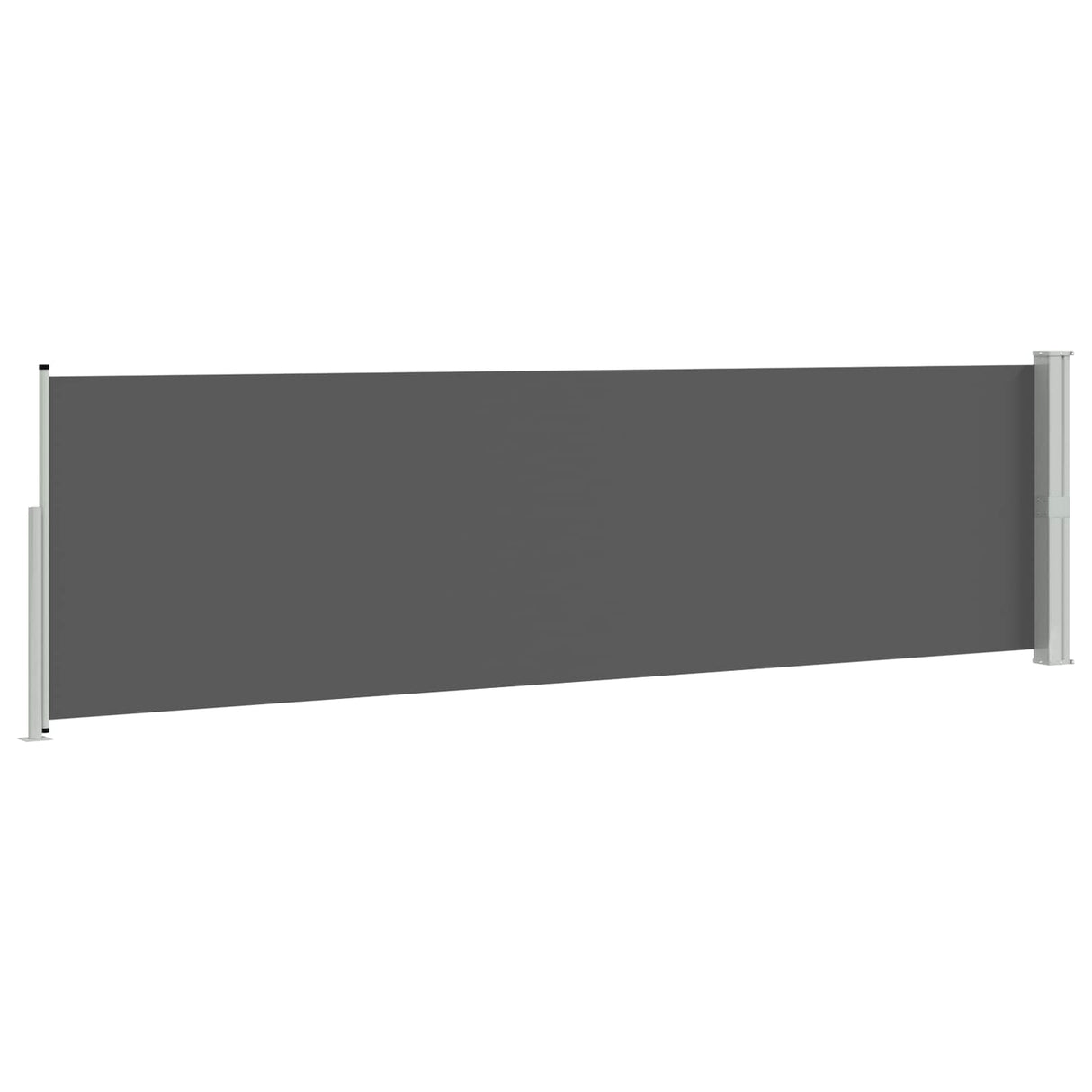Retractable Side Awning 117 x 500 cm Polyester Rectangular