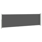 Retractable Side Awning Rectangular 117 x 500 cm Polyester